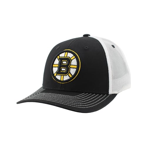 Image of ZHATS NHL Unisex-Adult NHL Officially Licensed Adjustable Snapback Hat Dakota Icon Team Color
