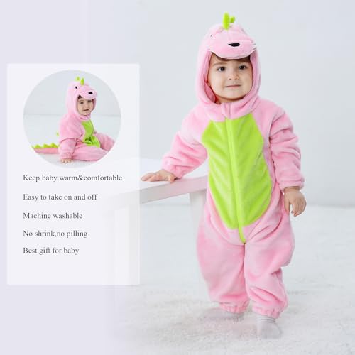 Disfraz para bebés unisex de una pieza animal miniatura 5