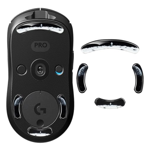 yiodelu Glass Mouse Skates for Logitech G PRO 2 Lightspeed Wireless/G PRO Wireless Gaming Mouse Feet