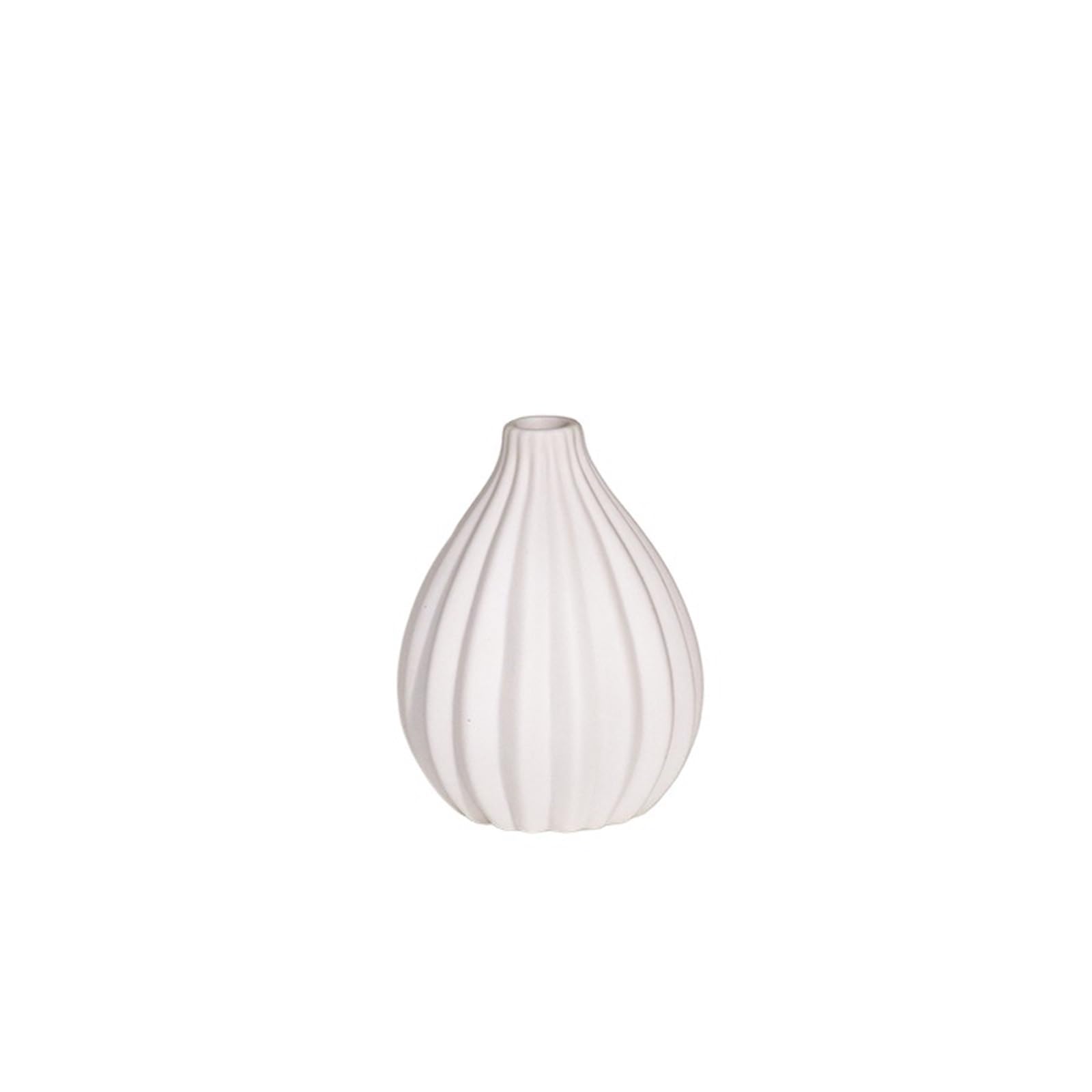 Geometric vase White Vase Ceramic Flower Arrangement Aesthetic Vases Desktop Ornament Bottle Container flowers(S5 1x3.2x4.2in)