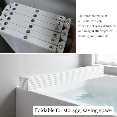 Bandeja de almacenamiento portátil para spa y funda de baño plegable de 105 x 75 cm 6