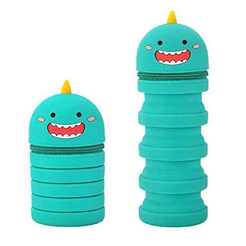 Télescopique Sac À Crayons,Trousse À Crayons, en Étui À Crayons De Dessin Animé Trousse De Maquillage avec Fermeture Éclair pour Étudiant Fille L'école Bureau Cover