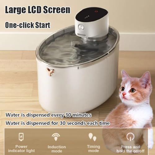 Fuente de Agua Inalámbrica para Gatos 2.5L miniatura 2