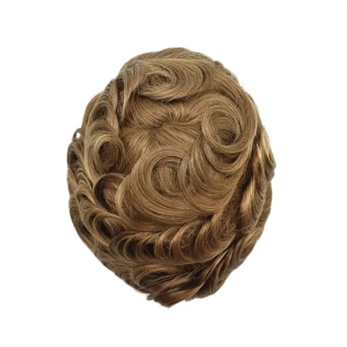 Postiches de cheveux humains Remy pour hommes avec peau ultra fine 0.03mm