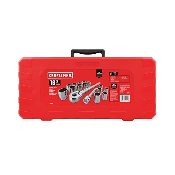 CRAFTSMAN Socket Set, 3/4″ Drive, 16Piece (CMMT12036) • The Heavy