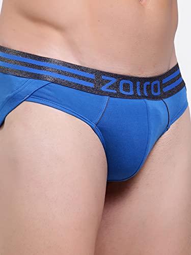 Image of Zoiro Men's Cotton Blend Solid Sports Brief (Pack of 2) |Colours May Vary