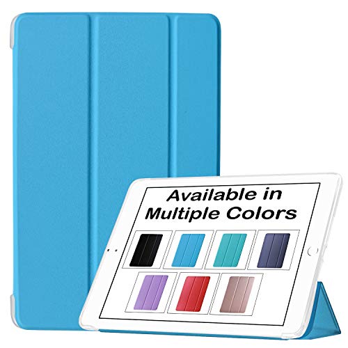 Image of DuraSafe Cases for iPad 8.3 Inch Mini 6th [ Mini 2021 6 Gen ] A2567 A2568 A2569 MK7M3HN /A MLWL3HN /A MK7R3HN /A MK7P3HN /A MLWR3HN /A MK7X3HN /A MK7V3HN /A MK893HN /A MK8E3HN /A Smart Flip Case - Blue
