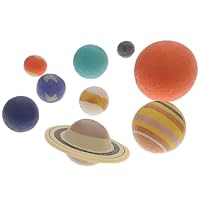 BESTonZON Solar System 3D Planet Model Set - Educational Astronomy Toy for Kids 4-8, STEM Educational Learning Kit SEwith Planet Figures, Ideal for Classroom Supplies and Birthday