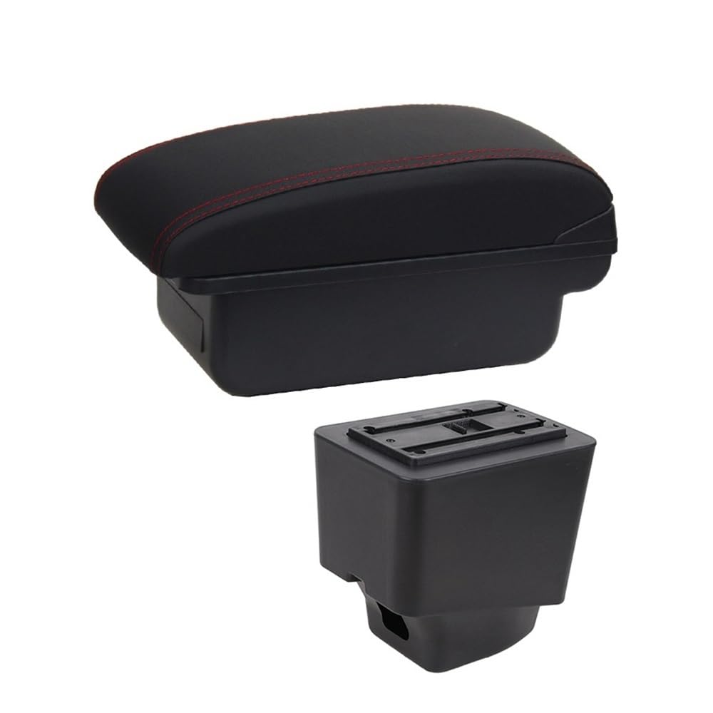 Car Armrests Compatible With Renault For Captur Kaptur Armrest Box Central Store Content Storage Dual Layer Ashtray USB Charging Car Accessories
