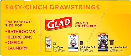 Glad TU_2070915 Trash Bags, Medium Drawstring Garbage Bags thumb #7