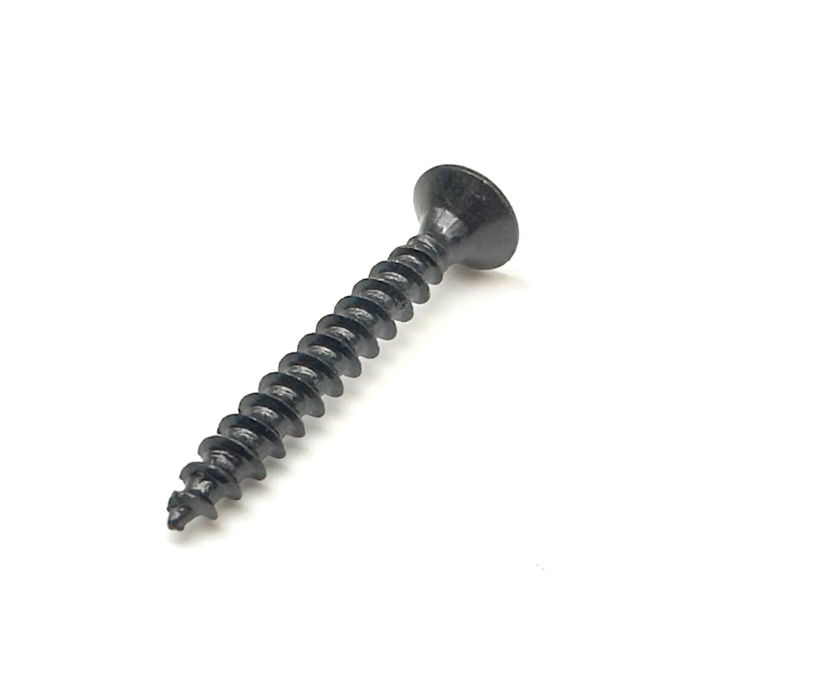 100 PCS Black Wood Screws (4mm x 30mm) Double Countersunk Multi Purpose Organic Woodscrews - Image 4