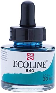 ECOLINE - PAINTING & DRAWING LIQUID WATERCOLOUR INK - BLUISH GREEN 30ml