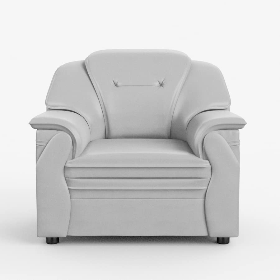 Sekar Lifestyle Polyurethane Series Leatherette Sofa Set for Living Room (Light Grey, One Seater) (B09VBJJKFS) Amazon Price History, Amazon Price Tracker