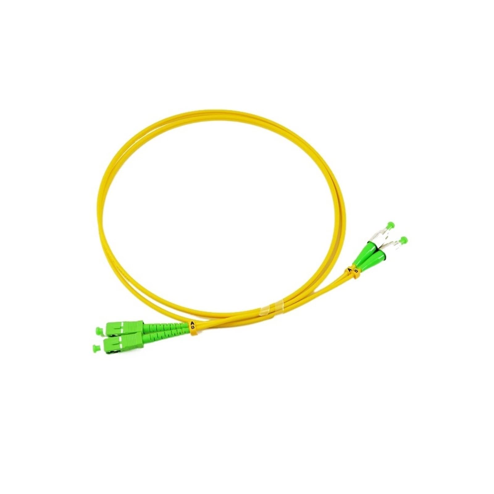 Cordon de raccordement à fibre optique duplex monomode SC-FC Câble de raccordement à fibre optique duplex FT-TH FC(SC-FC 10M 10pcs)