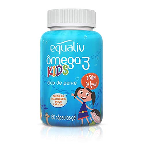Kit 2 Ômega 3 Pro Kids Equaliv 60 cápsulas Sabor Laranja
