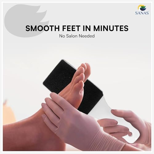 Image of Sanas foot scrubber for dead skin (1 Pcs) Pedicure Foot File, Foot Cleaner for Cracked Heels, Feet Scrubber, Dead Skin Remover Foots Tool, foot scrubber Pedicure Tools for Smooth Soft Feet (1Pcs)
