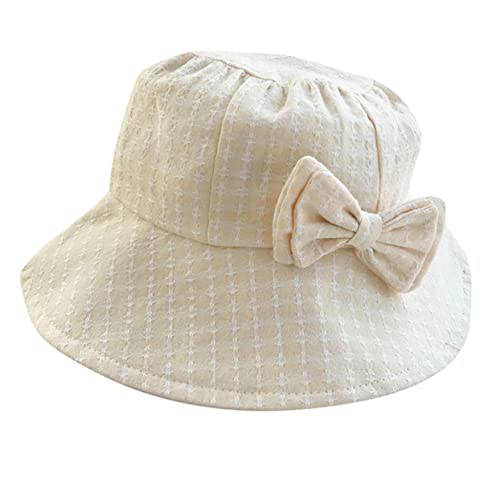 Breathable Bucket Hat for Boys and Girls Uv Fisherman Hat for Beach Camping Outdoor Activities Beige for Boy Girl Sun Safety
