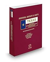 ANDERSON, BARTLETT & EAST'S TEXAS UNIFORM COMMERCIAL CODE ANNOTATED, 2016-2017 ED. 031467926X Book Cover