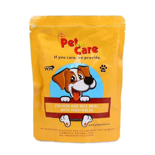 Pet en Care Dog Chicken Meal 200 Grams | Chicken and Rice Meal with Vegetables for Dogs (B09671BJ9D) Amazon Price History, Amazon Price Tracker