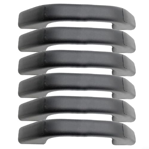 CNANRNANC 175MM Pull Tür Griff Mit Loch Abdeckung Anhänger RV Außen Teile Tür Griff Rangiergriff Wohnwagen Haltegriff (6PCS)