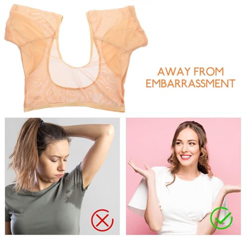Healifty Underarm Sweat Vest for Women,Breathable Armpit Protector Sweat Proof Shirts Pads for Women Girls Ladies3