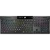 CORSAIR K100 AIR WIRELESS RGB Ultra-Thin Mechanical Gaming Keyboard – CHERRY MX Low Profile Tactile Switches – Low-Latency Bluetooth – iCUE Compatible – PC, Mac, PS5, PS4, Xbox – QWERTY UK – Black