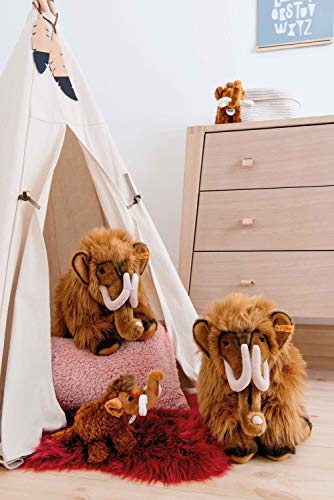 Steiff Manni Mammut - 18 cm - Kuscheltier für Kinder - weich & waschbar - braun (082412) – Bild 5