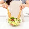 EVERBBKING 3 Pcs Natural Olive Wood Spatula Set, Wooden Kitchen Utensils for Nonstick Cookware, Cooking Tools for Flipping Stirring Serving #4