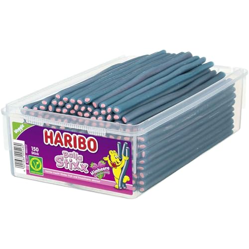 Haribo Balla Stixx Framboise & Mûre 150 pièces en boîte 1125 g