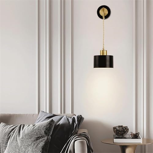 Luz de pared E27 para pasillo moderno que ilumina zonas oscuras sin usar cables 3