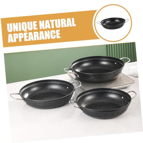 Wok de acero inoxidable SHOWERORO negro 9.45 in x 2.36 in miniatura 7