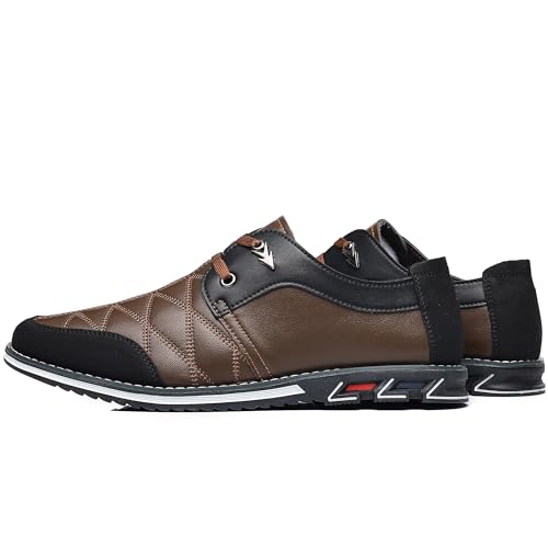 Image of COSIDRAM Mens Casual Shoes Fashion Sneakers Dress Shoes for Men Walking Shoes Business Office Comfort Loafers