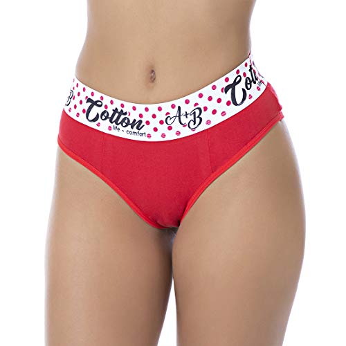 Kit com 10 Tangas Cotton A+B Algodão Penteado