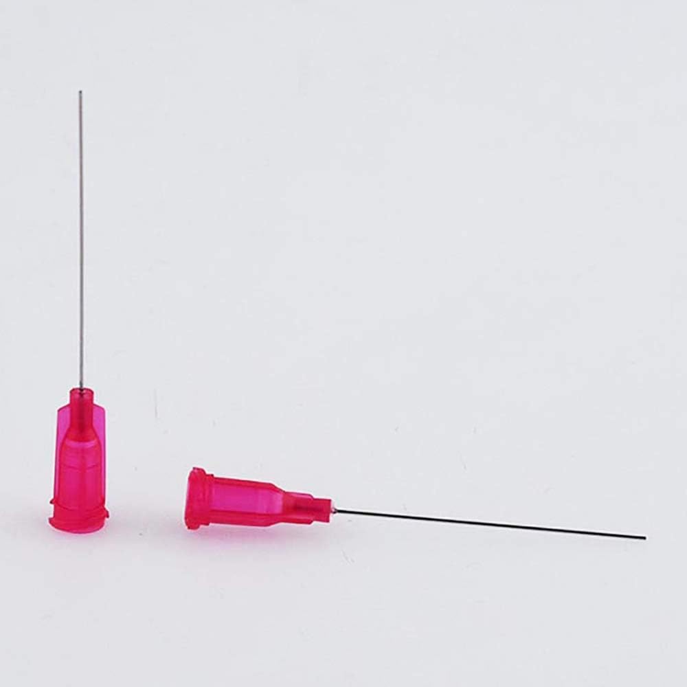 25G 1.5 Inch W/ISO Standard Precision Passivated S.S Dispense Tip with PP Safety Luer Hub,Tips Pack of 1000