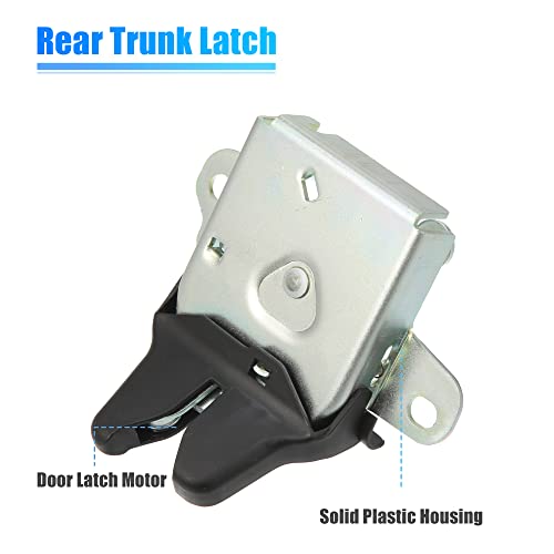 Image of X AUTOHAUX Car Rear Tailgate Latch Actuator Rear Trunk Door Lock Latch 64610-12360 for Toyota Corolla E12 2004-2008