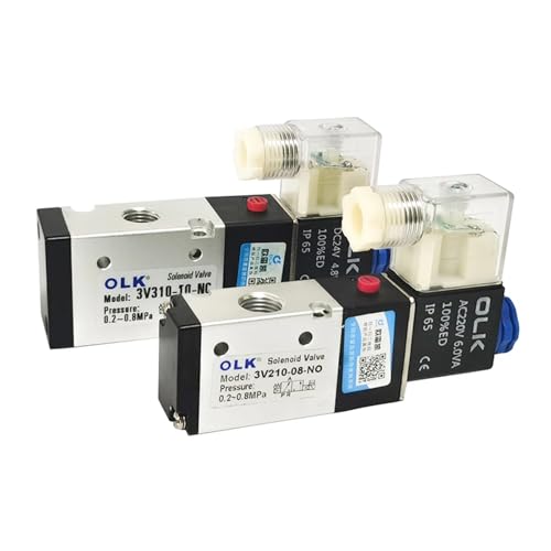 Électrovanne pneumatique 3V310-08-NC 3 ports 2 positions DC24V lot de 10 - 5