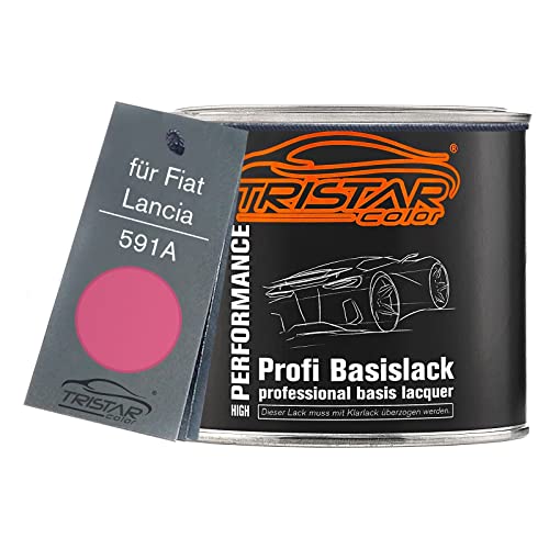 TRISTARcolor Peinture voiture Pot prêt à la pulvérisation pour Fiat/Lancia 591A Barbie Rosa peinture de base 0,5 L