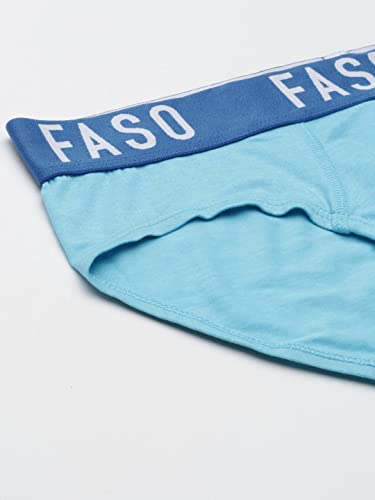 Image of F A S O Men's Cotton Rich Brief | Soft & Breathable Innerwear | Cushioned Waistband | Comfort Fit | Everyday Wear