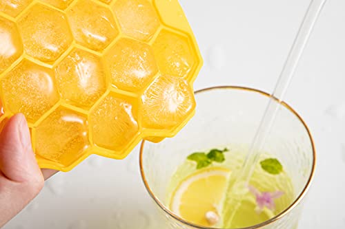 Alnicov 2 Pack Moldes de Cubos de Hielo de Silicona miniatura 5