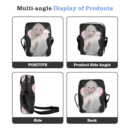 messenger bag crossbody Small Crossbody Bags For Women Shoulder Handbags Adjustable Strap for outdoor sports outdoor sports- Blond Beauty Sexy4