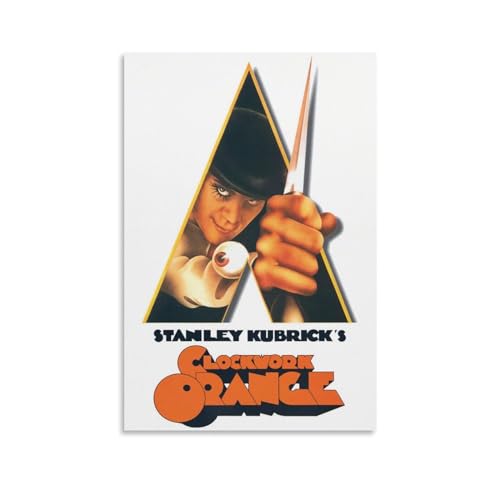 Classic Vintage A Clockwork Orange 1971 Movie Poster Posters Canvas Posters Decorative Room Aesthetic Bedroom Decor Wall Art Office Home Decor Festival Best Gift For Family Friends 12x18inch(30x45cm)