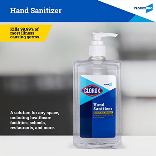 Clorox Pro Hand Sanitizer Gel with Pump, 16.9 Fl Oz - image 2