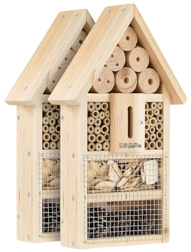 PEARL Baukästen Insektenhotel: 2er-Set Insektenhotel-Bausätze...
