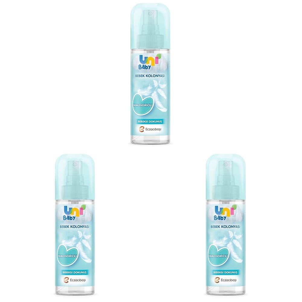 Uni Baby Bebek Kolonyası 150 ml Bebeksi Kokular 3lü paket