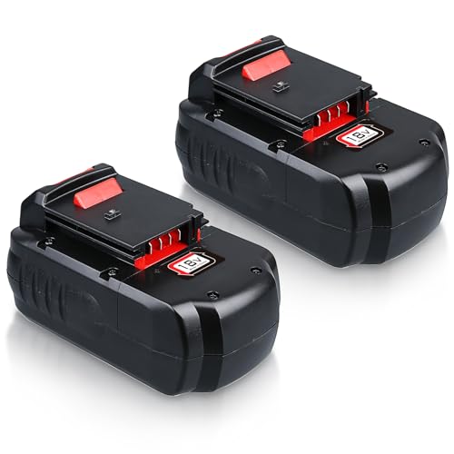 GROWFEAT 2 Pack PC18B 4.8Ah Ni-MH Replacement for Porter Cable 18V Battery Compatible with Porter Cable Battery PC18B-2 PC18BL PC18BLEX PCC489N PCMVC PCXMVC Cordless Power Tools