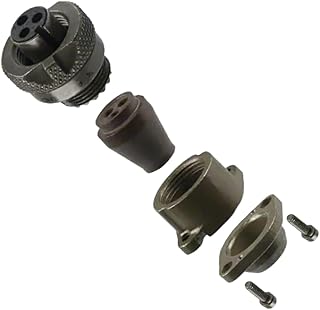 TDR8P8C Circular Connector Plug 3 Position, Female Sockets Solder Cup