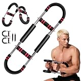 Twister Armtrainer U-förmig Verstellbares Brusttrainingsgerät 66–110 Lb, 30-50 kg Twister-Armtrainer Arm- und Handmuskeltrainer, Abnehmbares Unterarmtrainer, Fitnessgeräte für Zuhause, Büro & Reise