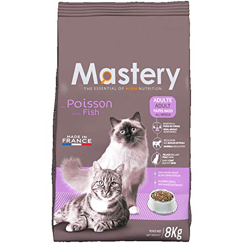 Mastery Croquettes pour Chat Adulte saveur Poisson Sac 8 kg