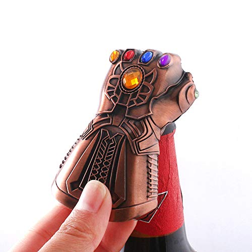 Beer Bottle Opener, Surcotto Thanos Gauntlet Glove Beer Bottle Opener for Any Avengers, Beer Wine Bottle Cap Remover Tool for Marvel Fans, Bar, Party, Beer Lovers