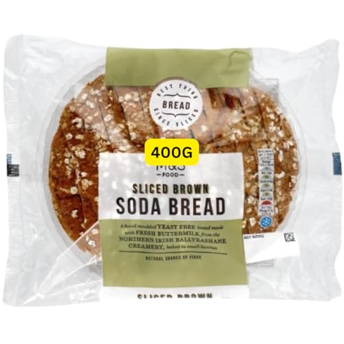 Irish Brown Sliced Soda Bread 400g MandS (1x400g)